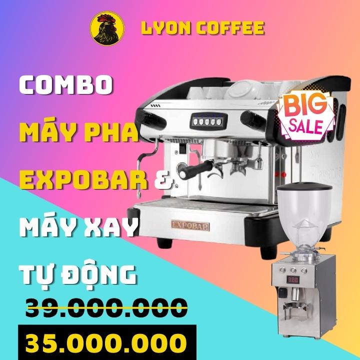 đánh Giá Máy Pha Cà Phê Expobar 2 Giá mua combo máy pha cà phê expobar New Elegance control 1gr 1 group cũ đã qua sử dụng