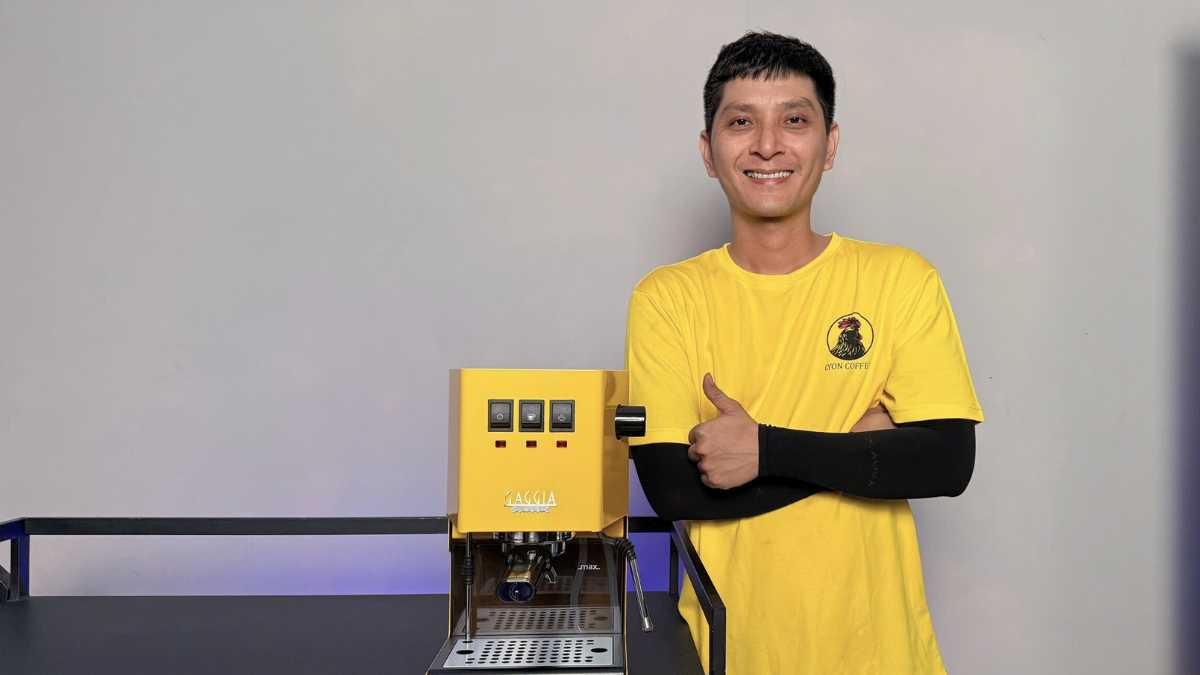 máy pha cà phê Gaggia Classic cũ ổn định hơn máy mini gia đình