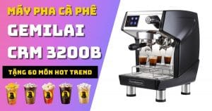 máy pha cà phê gemilai crm 3200b