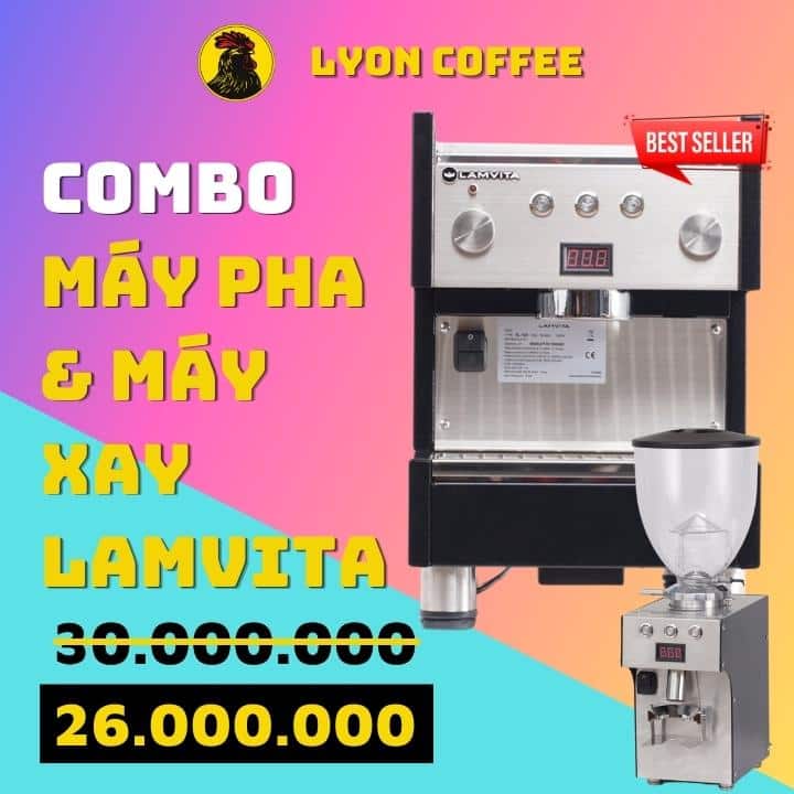 Giá mua combo máy pha cafe Lamvita Go và máy xay Lamvita Mx