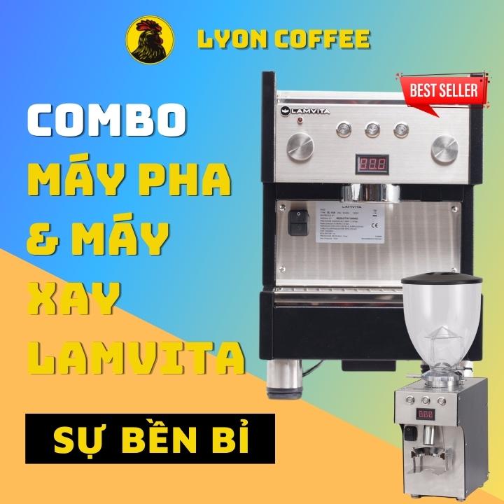 <em>Máy pha cà phê Lamvita - Dòng máy pha cafe 1 group xịn bền giá rẻ</em>