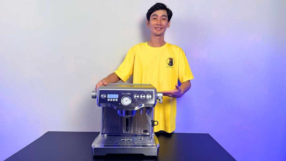 breville 920 dual boiler máy pha cà phê bán tự động cao cấp
