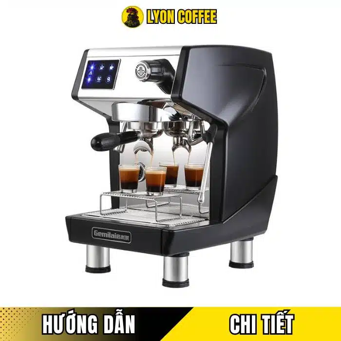Các bước sử dụng máy pha cà phê Gemilai CRM 3200