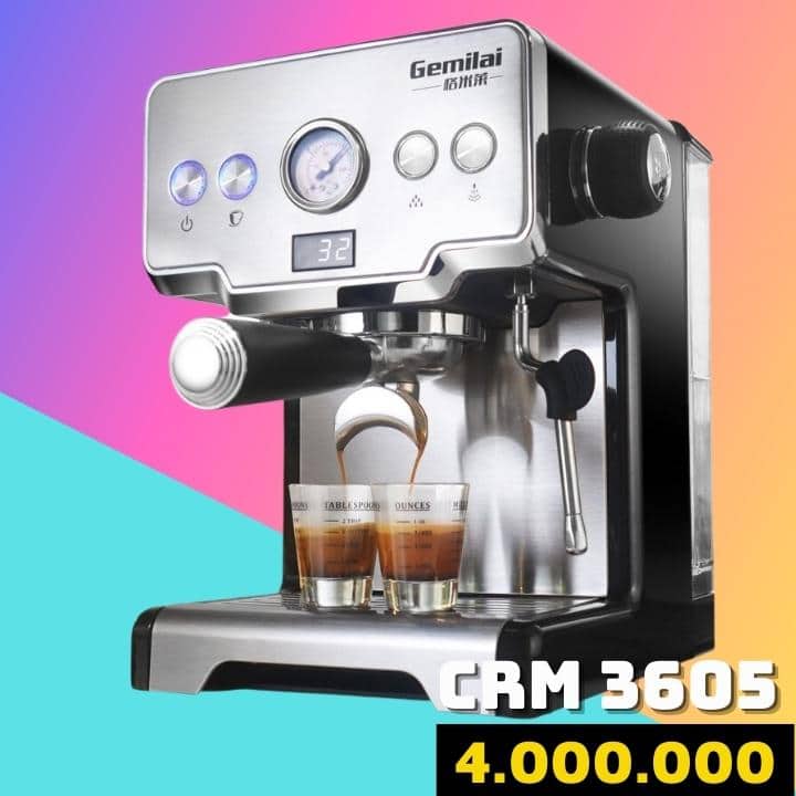 Giá mua lẻ máy pha cà phê CRM 3605E bao nhiêu tiền