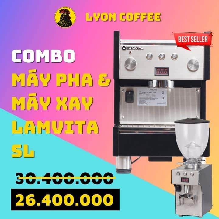 Combo máy pha cà phê Lamvita SL 