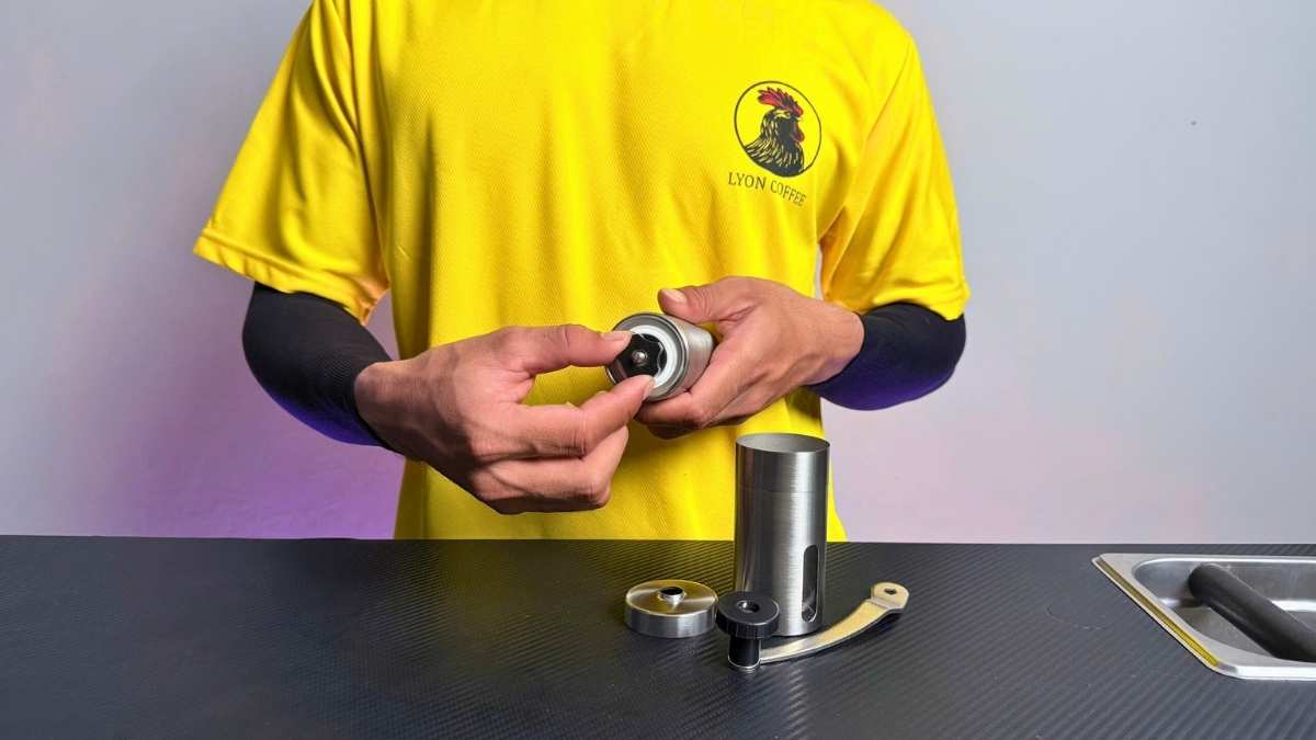 Máy xay cà phê cầm tay OEM burr thép không gỉ