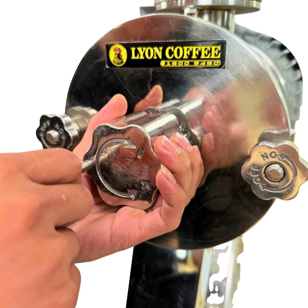 Máy xay cà phê công nghiệp inox 2HP giá rẻ cho xưởng - Ảnh 7