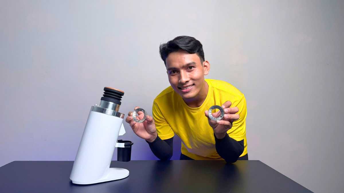 Burr 64mm phủ DLC máy xay DF64 Gen 2 chống mài mòn