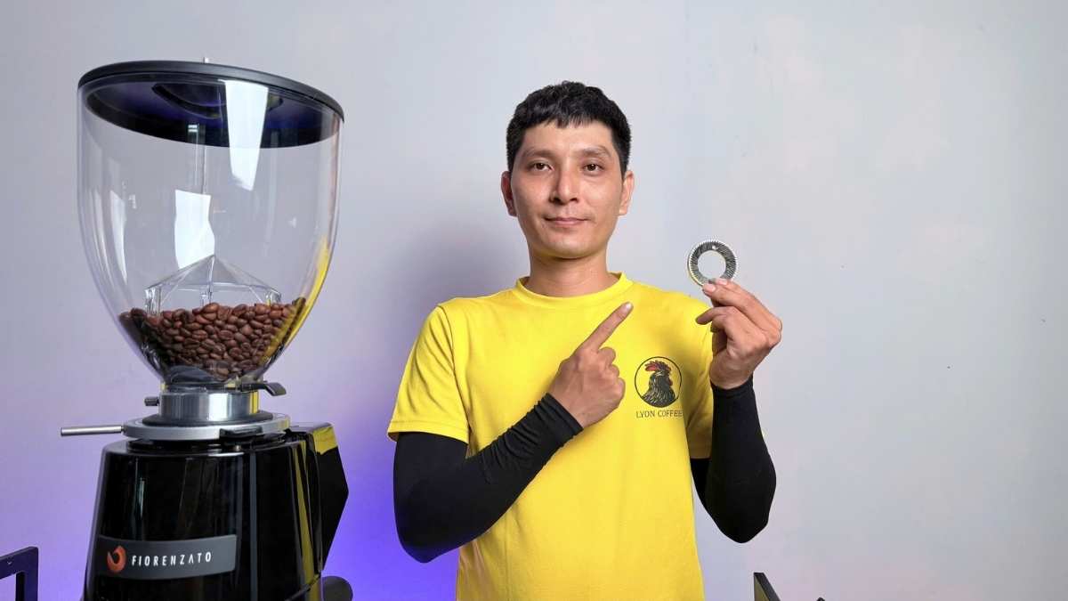 Máy xay cà phê Fiorenzato F64E công suất 350W burr phẳng 64mm