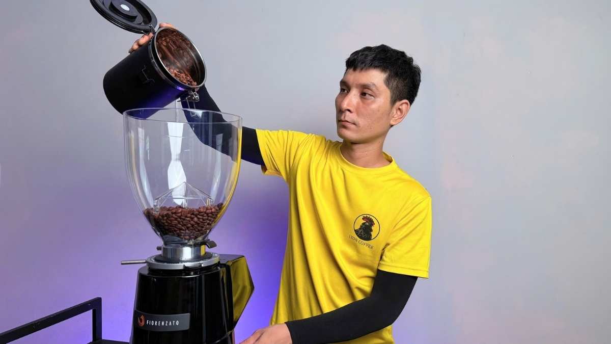 Máy xay cà phê Fiorenzato F64E Ý chính hãng cho quán chuyên nghiệp