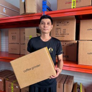 Máy xay cà phê Gemilai CRM 022 giá rẻ cho quán vừa