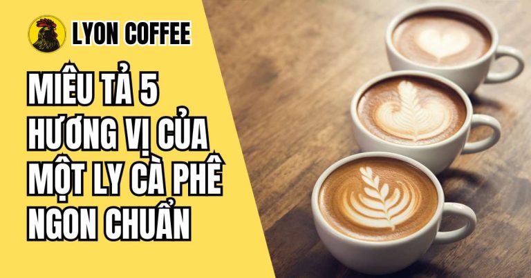 Miêu tả 5 hương vị của một ly cà phê ngon đạt chuẩn