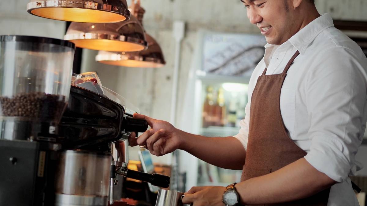 Máy pha cà phê và máy xay cà phê tại Lâm Đồng