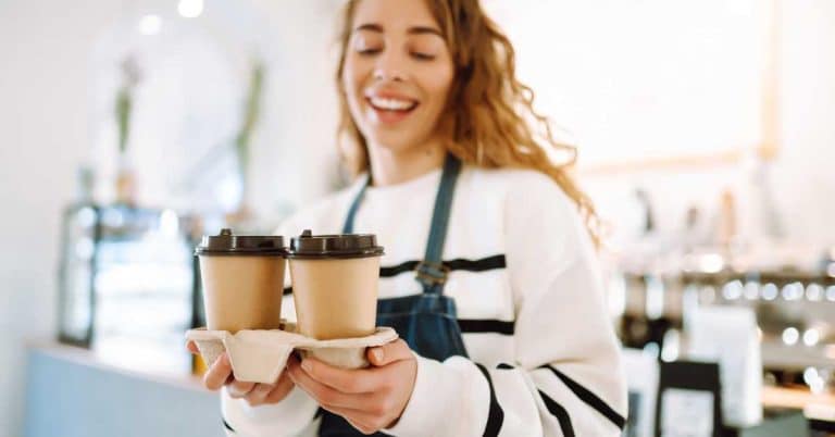 Mua xe đẩy bán cà phê