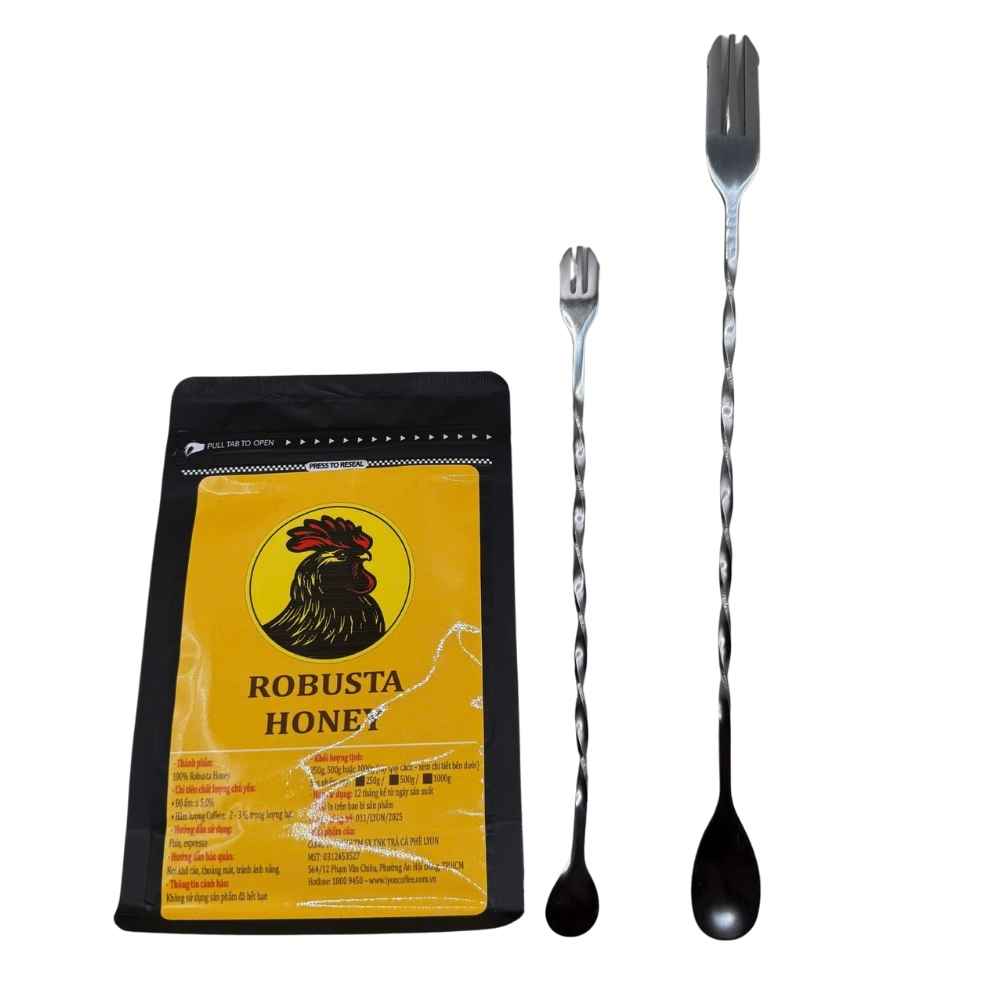 Muỗng khuấy inox pha chế cocktail - Ảnh 8