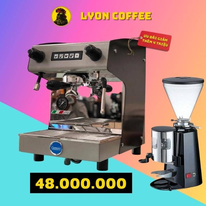 Combo máy pha cà phê trọn bộ 48 triệu