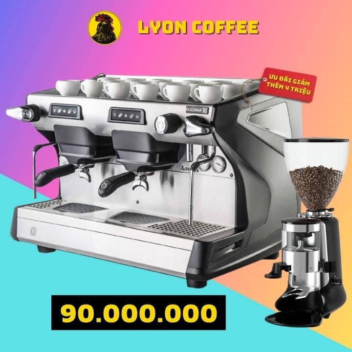 công ty bán combo máy pha cà phê Rancilio Classe 5 Usb 2 group và máy xay cafe HC600