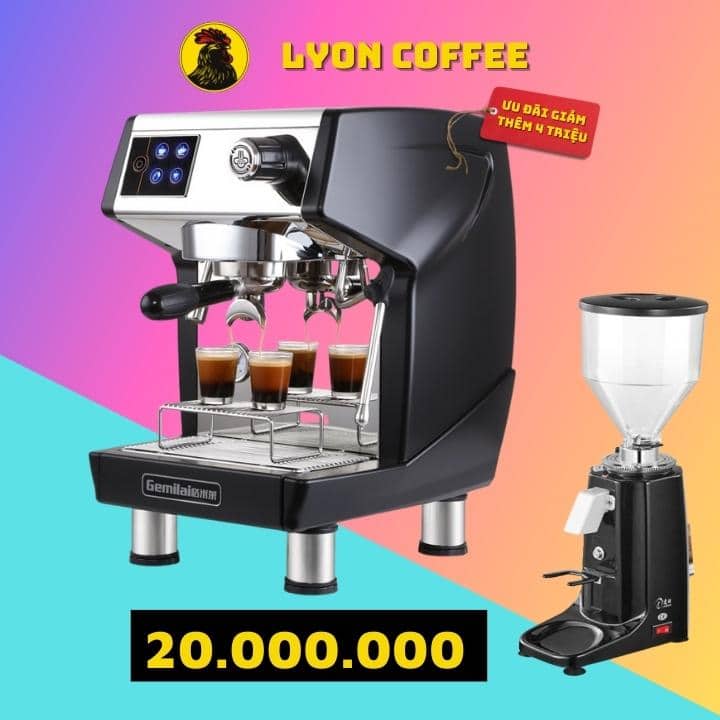 Cung cấp máy pha cafe trọn bộ 20 triệu