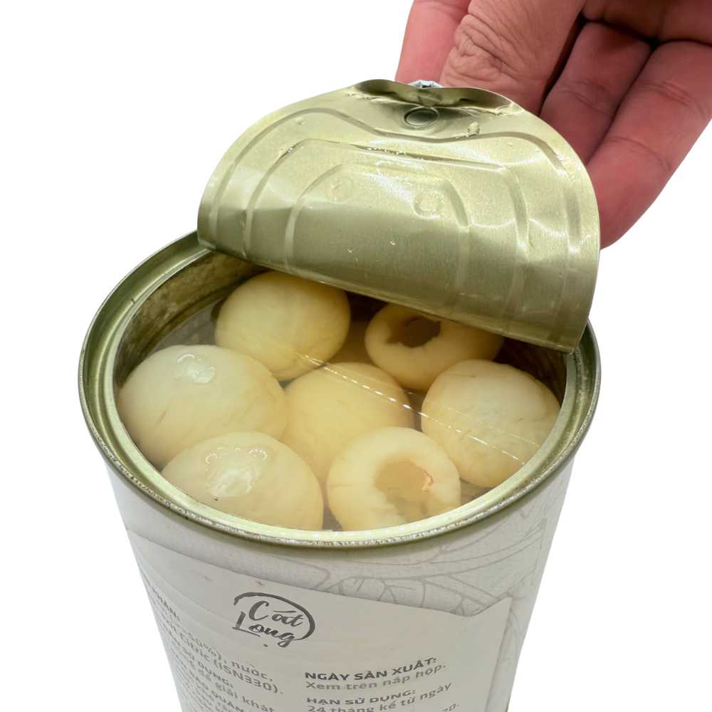 Nhãn Ngâm Cát Long 565g – Nhãn hộp giá tốt nhất - Ảnh 3