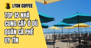 ô dù che nắng mưa quán cafe