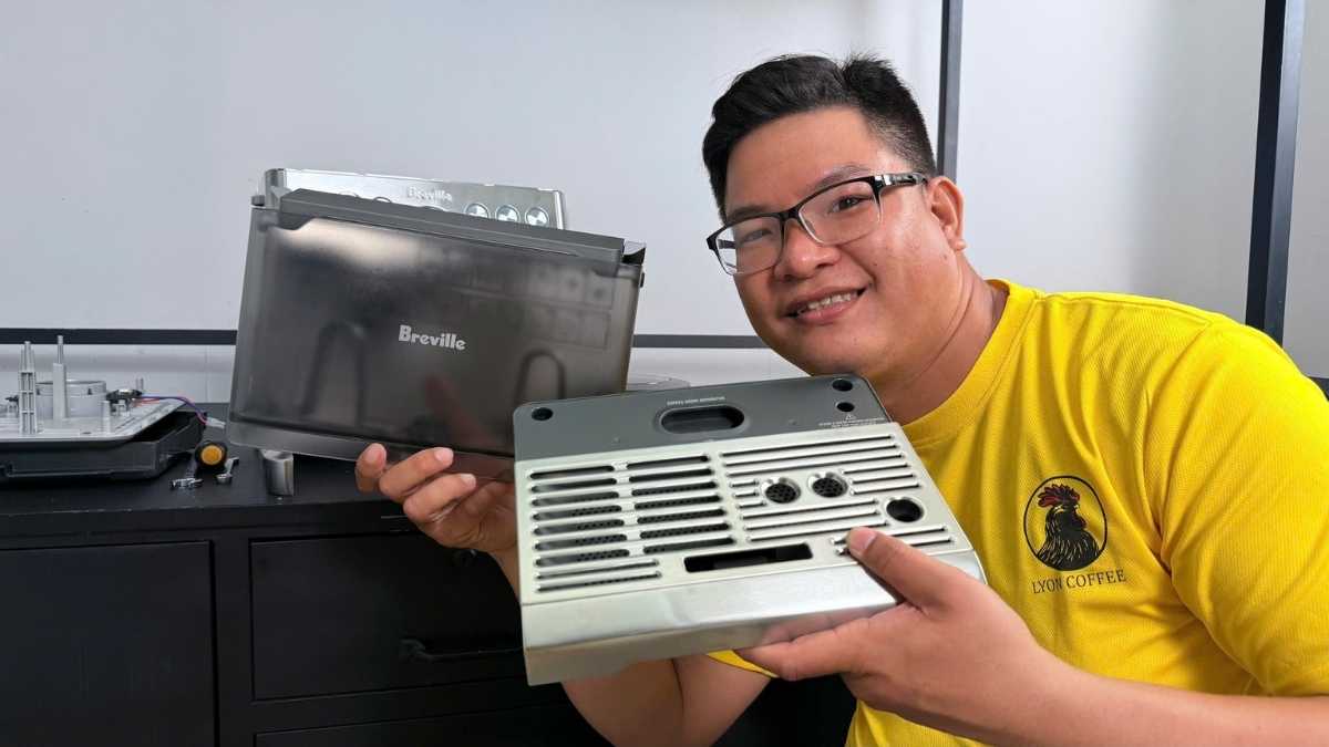 Khay hứng nước Inox 304 Breville 870 878 920 chống gỉ, dễ vệ sinh