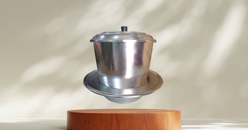 Phin cà phê nhôm 200 gr Lyon Coffee chính hãng