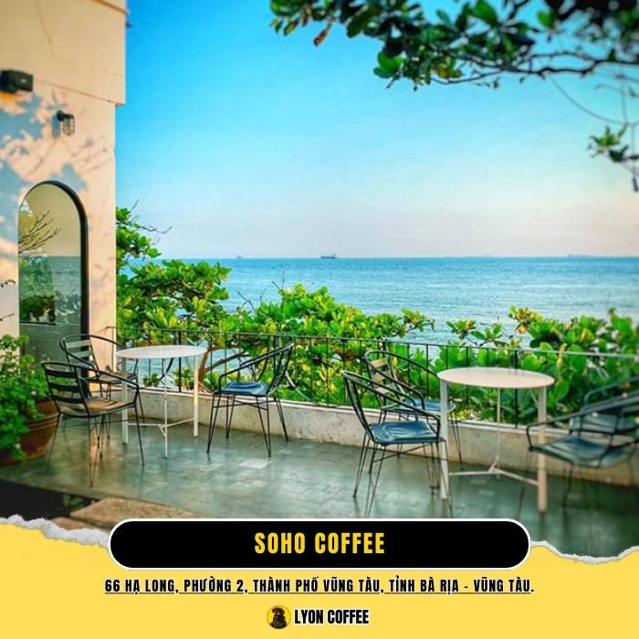 Soho Coffee - Quán cà phê ăn sáng ở Vũng Tàu có view biển đẹp