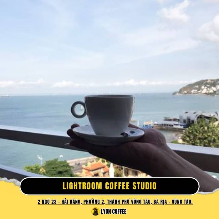 Lightroom Coffee Studio - Quán cafe ăn sáng ở Vũng Tàu có view biển đẹp