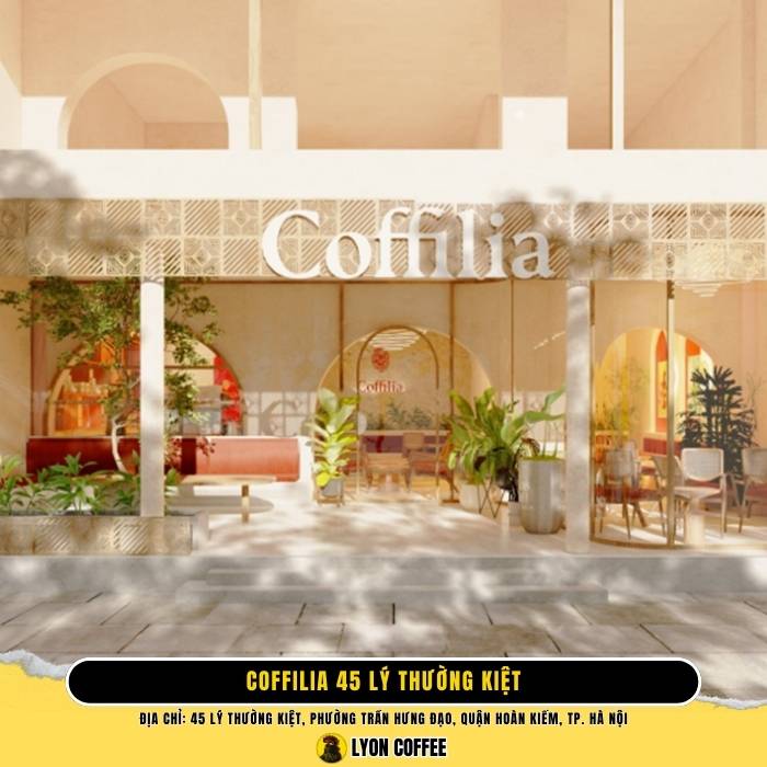 Coffilia - Top quán cafe Lý Thường Kiệt ngon giá rẻ bình dân