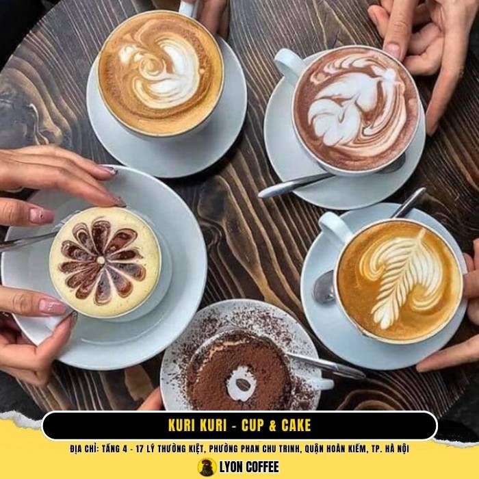 Kuri Kuri Cup & Cake - Top quán cà phê Lý Thường Kiệt ngon giá rẻ bình dân