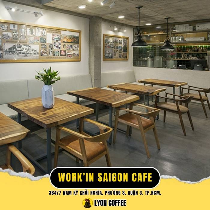 Work’in Saigon - Quán cafe mua mang về gần đây ở Sài Gòn