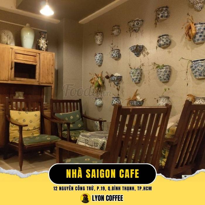 Nhà Saigon Cafe - Quán cà phê mua mang về gần đây ở Sài Gòn