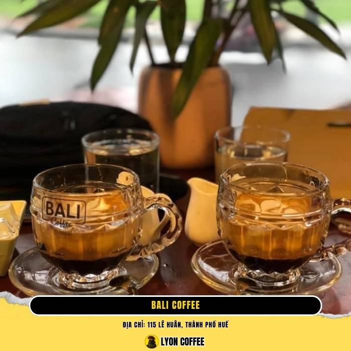 Bali Coffee - Quán cà phê muối ngon ở Huế