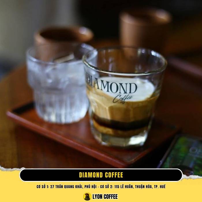 Diamond Coffee - Quán cafe muối Huế ngon