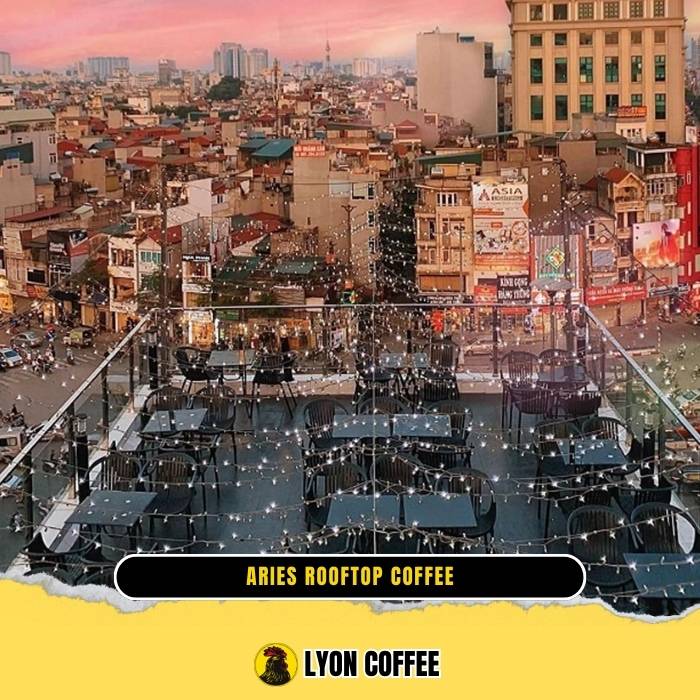 Aries Rooftop Coffee - Quán cà phê rooftop ở Đống Đa Hà Nội