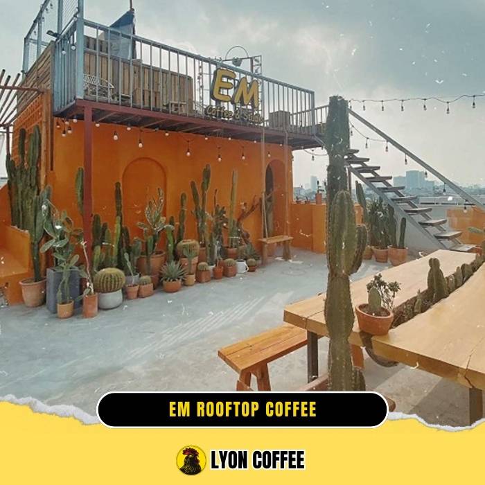 EM Rooftop Coffee - Quán cà phê rooftop ở Cầu Giấy Hà Nội