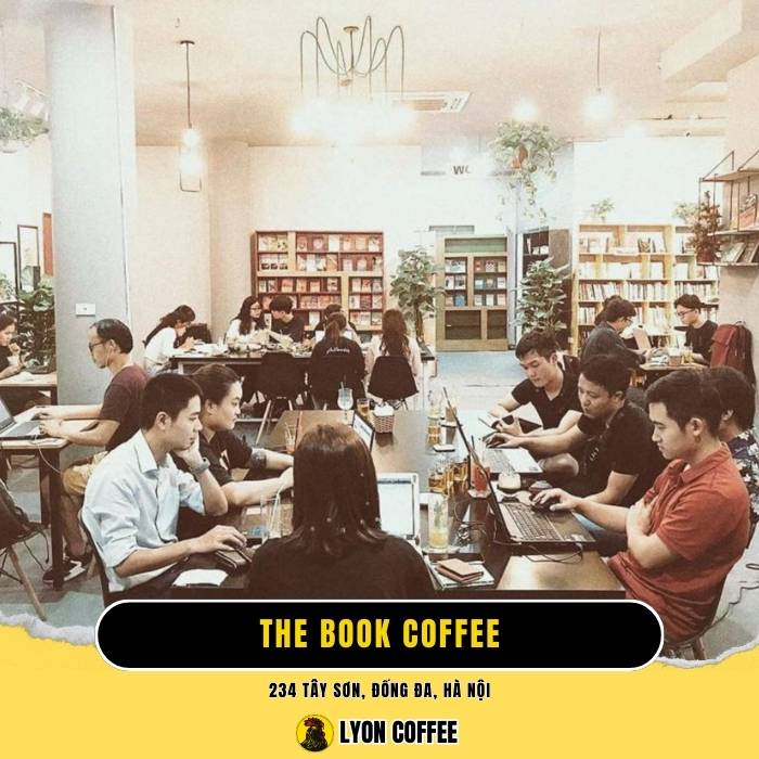 Quán cà phê sách The Book Coffee -  Đống Đa Hà Nội