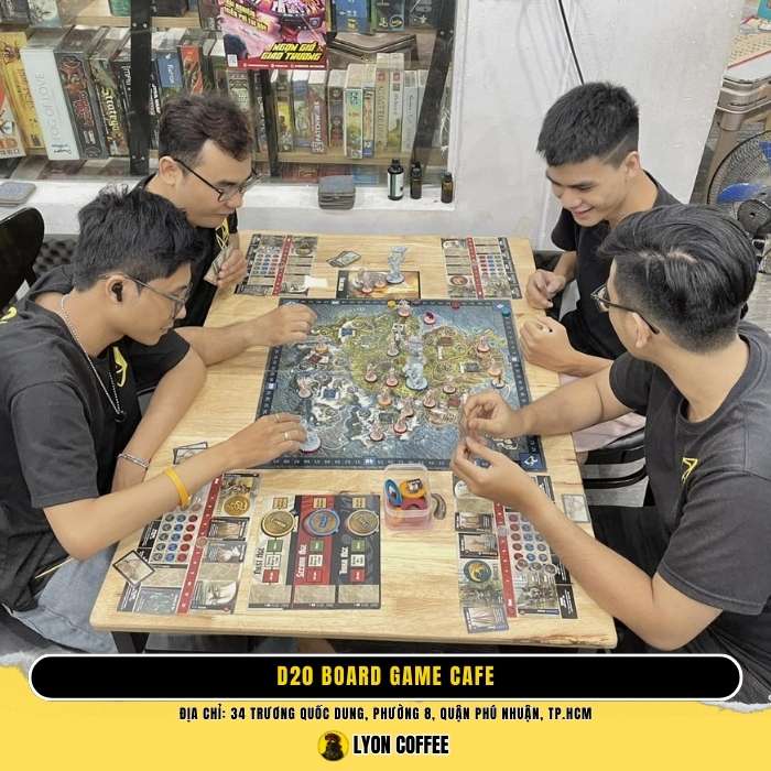 Top quán cà phê board game ở Tphcm gần đây