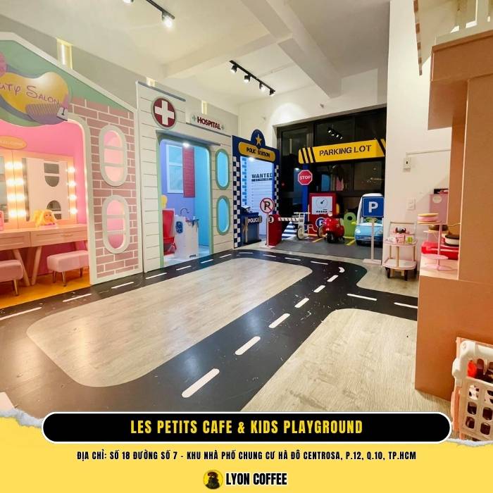 Les Petits Cafe & Kids Playground - Top quán cà phê có khu vui chơi cho bé ở TPHCM