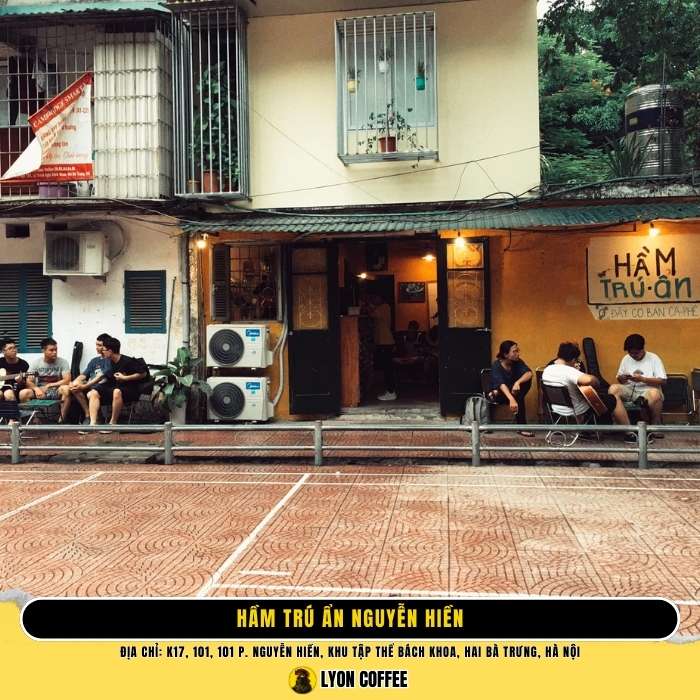 Cafe Hầm Trú Ẩn Nguyễn Hiền - Top quán cà phê đẹp ở Hà Nội