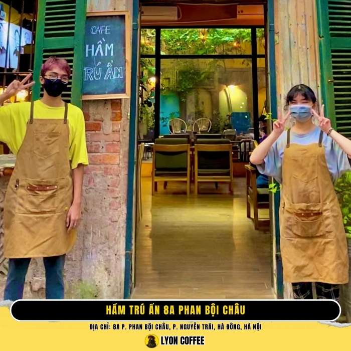 Cafe Hầm Trú Ẩn 8A Phan Bội Châu - Top quán cà phê đẹp ở Hà Nội