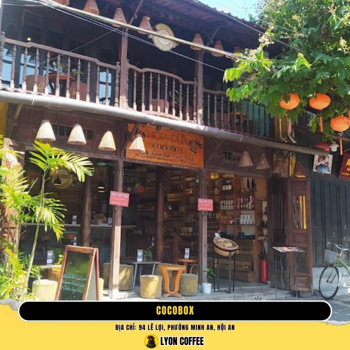 Cocobox - Địa điểm quán cafe view đẹp chụp hình ở Hội An