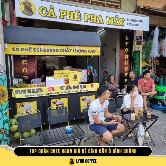 Top quán cafe ngon giá rẻ bình dân ở Bình Chánh