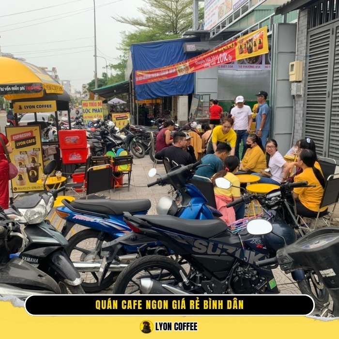 Cafe pha phin Quốc Lô 1A Tân Tạo – Top quán cà phê ngon giá rẻ bình dân ở Bình Tân