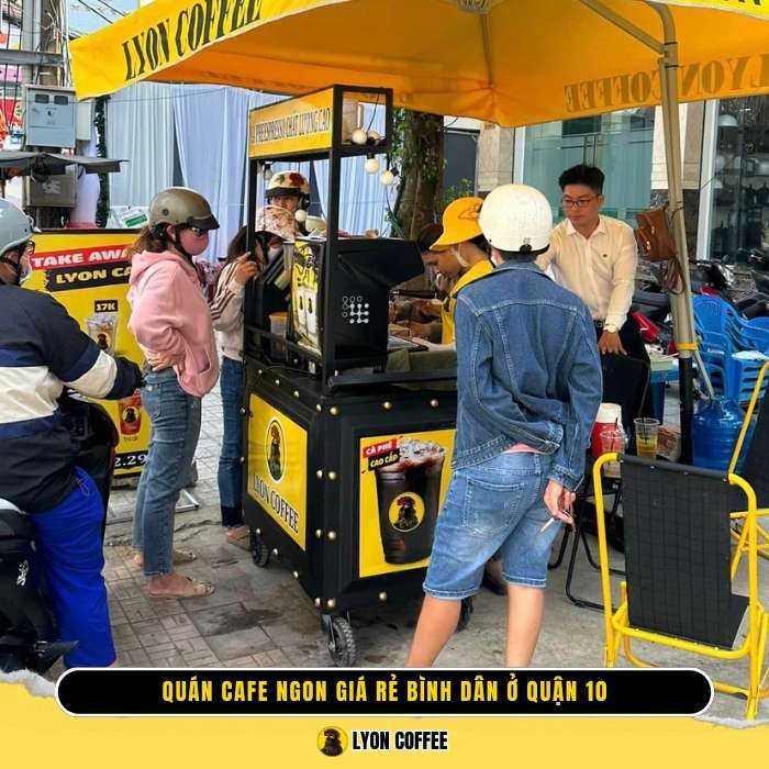 Cafe hạt nguyên chất Nguyễn Duy Dương ở Quận 10