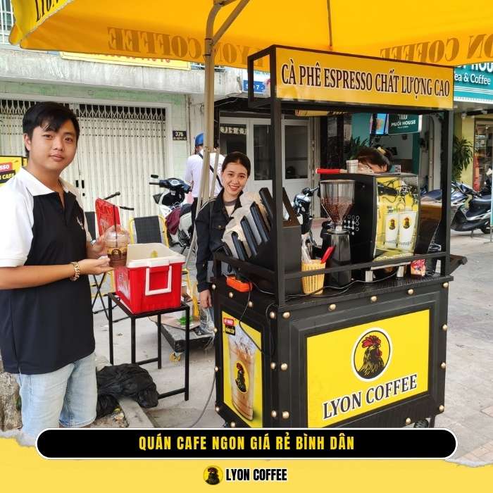 Cafe rang xay nguyên chất pha phin, pha máy ngon giá rẻ quận 4