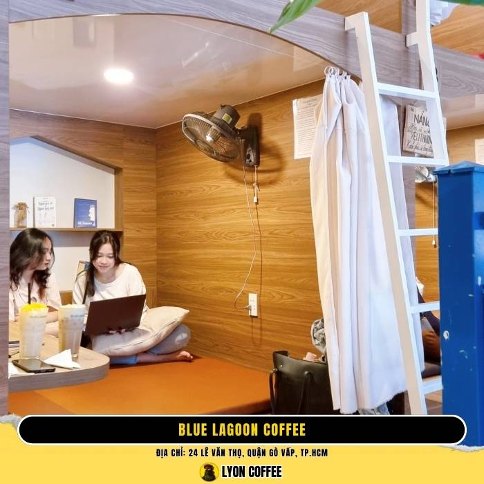 Cafe phòng riêng Blue Lagoon Coffee Gò Vấp - Top quán cà phê cho 2 người ở Tphcm