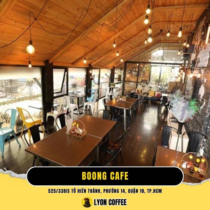 Boong Cafe - Quán cafe quận 10 Tô Hiến Thành
