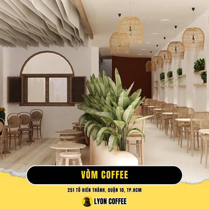 Vòm Coffee - Quán cà phê quận 10 view đẹp yên tĩnh