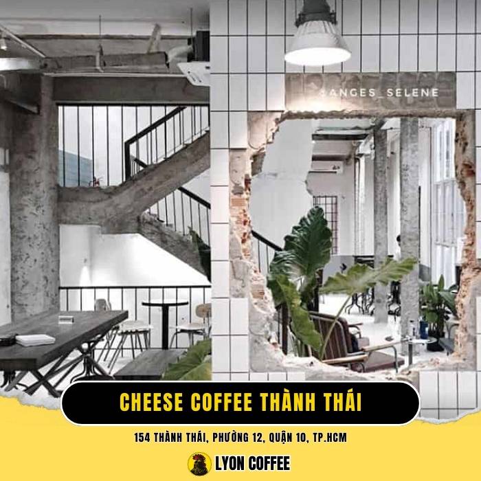 Cheese Coffee - Quán cafe quận 10 yên tĩnh học bài hay làm việc